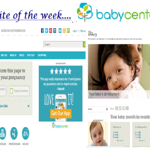  Website of the week – Babycenter www.babycenter.com